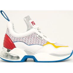 Karl Lagerfeld - Buty. Białe buty sportowe damskie KARL LAGERFELD, bez wzorów, ze skóry, sportowe. Za 1049,00 zł.