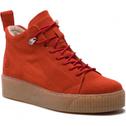 Sneakersy TAMARIS - 1-25258-31 Fire 686. Czerwone sneakersy damskie Tamaris, ze skóry. Za 279,90 zł.