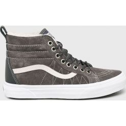 Vans - Trampki. Szare trampki i tenisówki damskie marki Vans, ze skóry, na sznurówki. W wyprzedaży za 379,90 zł.