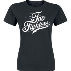 Foo Fighters Logo Koszulka damska czarny. Czarne koszulki damskie marki Foo Fighters, l, bez wzorów, bez kołnierzyka, bez rękawów. Za 74,90 zł.
