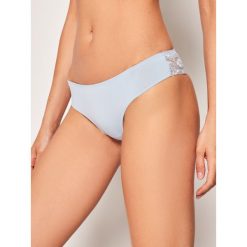 Figi brazylijskie Triumph Lovely Micro Tai 10182554. Niebieskie figi damskie Triumph, xs, bez wzorów, z elastanu. Za 39,00 zł.