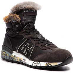 Sneakersy PREMIATA - Alan 2638 Czarny. Czarne sneakersy męskie marki Premiata, na co dzień, bez wzorów, ze skóry, bez zapięcia. W wyprzedaży za 799,00 zł.