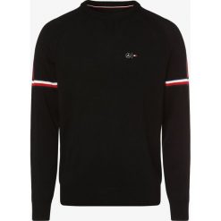 Tommy Hilfiger - Sweter męski, czarny. Czarne swetry męskie s, w paski, sportowe. Za 499,95 zł.