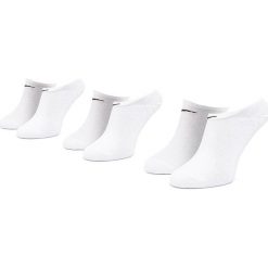 Zestaw 3 par niskich skarpet unisex NIKE - SX2554 101. Białe skarpetki damskie Nike, bez wzorów, z elastanu. Za 49,00 zł.
