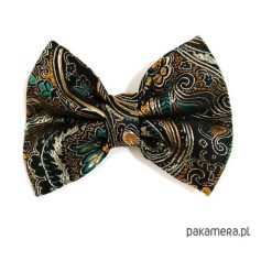 Mucha / Muszka Męska - Elegancka Mandala. Szare muchy męskie Pakamera, z materiału, eleganckie. Za 65,00 zł.