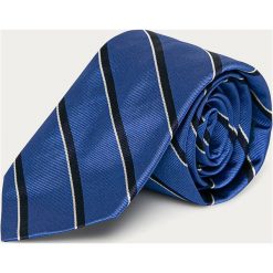 Polo Ralph Lauren - Krawat. Niebieskie krawaty męskie Polo Ralph Lauren, bez wzorów, z jedwabiu. W wyprzedaży za 239,90 zł.