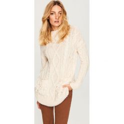 Sweter z kieszeniami - Kremowy. Białe bez kategorii marki Reserved, m. Za 139,99 zł.