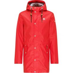Parka przeciwdeszczowa w kolorze czerwonym. Czerwone płaszcze męskie Schmuddelwedda, s, bez wzorów, bez kaptura. W wyprzedaży za 351,95 zł.