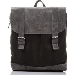 Szary Skórzany plecak PAOLO PERUZZI. Szare plecaki męskie marki Paolo Peruzzi, ze skóry, vintage. Za 219,00 zł.