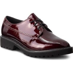 Oxfordy KAZAR - Bellona 34250-L0-06 Bordeaux. Czerwone jazzówki damskie marki Kazar, na wysokim obcasie, na płaskiej podeszwie. W wyprzedaży za 369,00 zł.