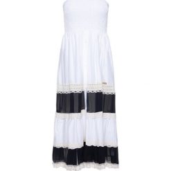 Spódnica trapezowa TwinSet 201LM2HFF. Białe spódniczki damskie Twinset, s, bez wzorów, z elastanu, maxi, trapezowe. W wyprzedaży za 629,00 zł.