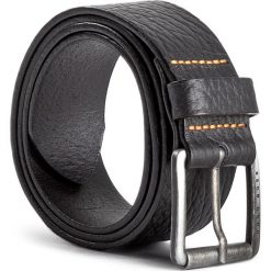 Pasek Męski BOSS - Jobir 50379582 85 Black 001. Czarne paski męskie Boss, w paski, ze skóry. W wyprzedaży za 229,00 zł.