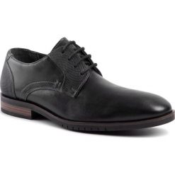 Półbuty S.OLIVER - 5-13205-23 Black 001. Czarne buty wizytowe męskie S.Oliver, ze skóry ekologicznej, bez zapięcia. W wyprzedaży za 199,00 zł.