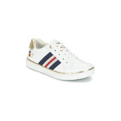 Buty Dziecko Tom Tailor 6972710-WHITE. Białe trampki dziewczęce Tom Tailor, bez wzorów, bez zapięcia. Za 125,30 zł.