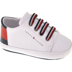 Tommy Hilfiger kapcie chłopięce T0B4-30685-0272100, 18 białe. Białe kapcie chłopięce TOMMY HILFIGER. Za 169,00 zł.