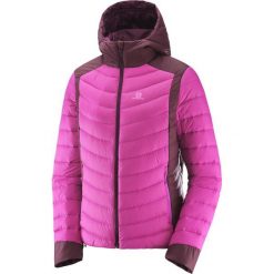 Salomon Salomon Kurtka Zimowa Puchowa Damska Halo Down Rose Violet/Fig M. Czerwone kurtki sportowe damskie marki Salomon, na zimę, m, z materiału. W wyprzedaży za 799,00 zł.