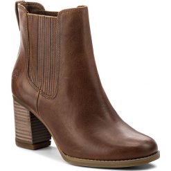 Botki TIMBERLAND - Atlantic Heights Che A1976 Brown. Brązowe botki damskie na zamek Timberland, z gumy. W wyprzedaży za 419,00 zł.