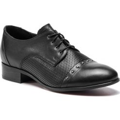 Oxfordy LASOCKI - 70090-16 Black. Czarne półbuty damskie marki Lasocki, bez obcasa, na obcasie, bez zapięcia. Za 199,99 zł.