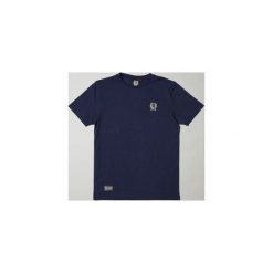 Koszulka BLB SMALL BADGE Navy. Niebieskie koszulki męskie Crankk, m, z aplikacjami, z bawełny, bez rękawów. Za 139,00 zł.