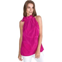 Pinko Carola Top Różowy. Różowe podkoszulki damskie Pinko, m, bez wzorów, z wiskozy, bez kołnierzyka. Za 1007,95 zł.