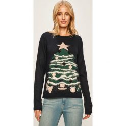 Only - Sweter. Czerwone swetry damskie ONLY, s, bez wzorów, z dzianiny, bez rękawów, bez kaptura. W wyprzedaży za 69,90 zł.