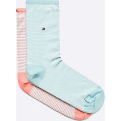 Tommy Hilfiger - Skarpetki (2-pack). Różowe skarpetki damskie marki TOMMY HILFIGER, l, z bawełny. W wyprzedaży za 39,90 zł.