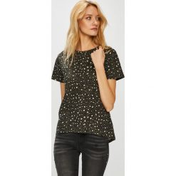 Tally Weijl - Top. Brązowe topy damskie marki TALLY WEIJL, s, z bawełny, z okrągłym kołnierzem. W wyprzedaży za 19,90 zł.
