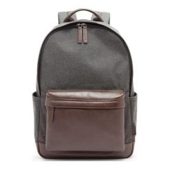 Fossil plecak męski Buckner Backpack ciemnoszary. Szare plecaki męskie Fossil, bez wzorów, eleganckie. W wyprzedaży za 549,00 zł.