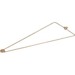 Naszyjnik TORY BURCH - Crystal Logo Delicate Necklace 53420 Tory Gold 783. Żółte naszyjniki męskie Tory Burch, metalowe. Za 489,00 zł.