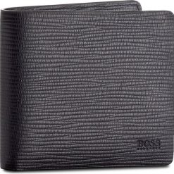 Portfele męskie: Duży Portfel Męski BOSS – Timeless 50380090 Navy 411
