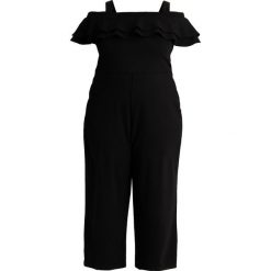 Kombinezony damskie: Dorothy Perkins Curve BARDOT RUFFLE Kombinezon black