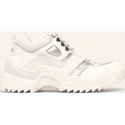 Karl Lagerfeld - Buty. Białe buty sportowe damskie KARL LAGERFELD, bez wzorów, ze skóry, sportowe. Za 749,90 zł.