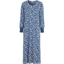 Cellbes Koszula nocna denim blue we wzory female niebieski/ze wzorem 58/60. Niebieskie koszule nocne damskie Cellbes, bez wzorów, z denimu, eleganckie, z okrągłym kołnierzem, z długim rękawem. Za 159,00 zł.