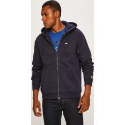Tommy Jeans - Bluza. Niebieskie bluzy męskie Tommy Jeans, s, bez wzorów, z elastanu, z kapturem, bez rękawów, z kapturem. W wyprzedaży za 299,90 zł.