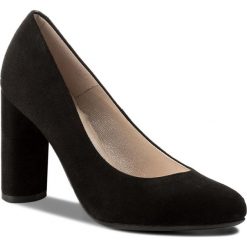 Półbuty EVA MINGE - Tharsis 3J 18GR1372418ES 801. Czarne półbuty damskie skórzane Eva Minge, eleganckie, na obcasie. W wyprzedaży za 239,00 zł.