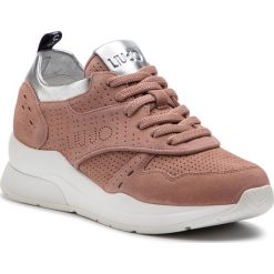 Sneakersy LIU JO - Karlie 14 B19009 PX025 Peach 31406. Różowe półbuty damskie Liu Jo, ze skóry. Za 739,00 zł.