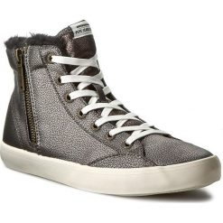 Sneakersy PEPE JEANS - Clinton Fur PLS30358 Trail 874. Szare półbuty damskie Pepe Jeans, z jeansu. W wyprzedaży za 189,00 zł.
