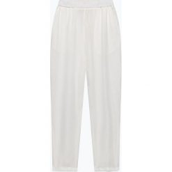 Lniane spodnie "Ficobay" w kolorze białym. Białe spodnie damskie American Vintage, s, ze lnu. W wyprzedaży za 214,95 zł.