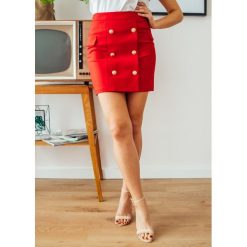 Spódnica Erna red - M. Czerwone spódniczki damskie Fanaberia.com, m, bez wzorów. Za 109,00 zł.