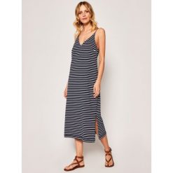 Sukienka letnia Seafolly Vacay 53875-DR. Niebieskie sukienki damskie Seafolly, na lato, s, bez wzorów, z bawełny, bez kołnierzyka, bez rękawów. W wyprzedaży za 309,00 zł.