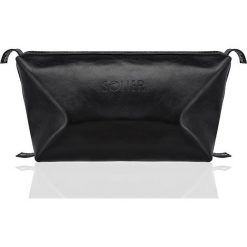 Solier Elegancka skórzana kosmetyczka męska SOLIER PERTH Nie dotyczy. Kosmetyczki męskie Solier, bez wzorów, eleganckie. Za 147,00 zł.