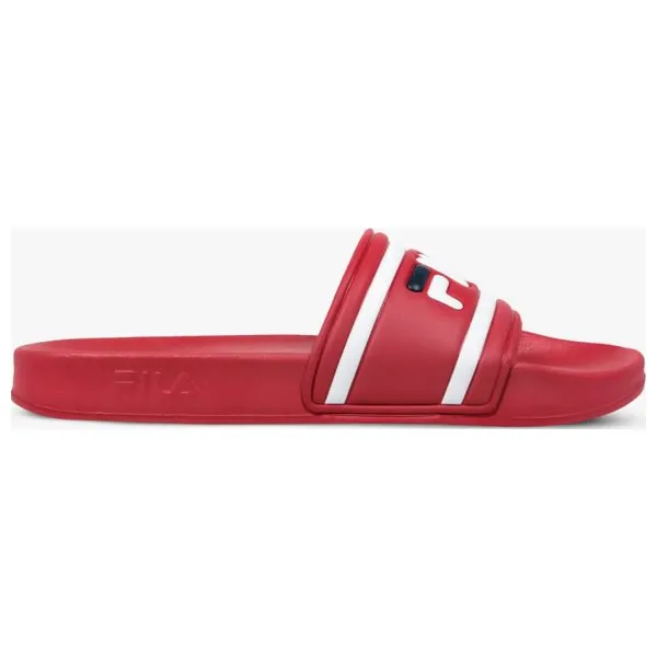 Fila Morro Bay Slipper buty męskie, czerwony, rozmiar 12. Czerwone kapcie męskie Fila, z tworzywa sztucznego. W wyprzedaży za 67,99 zł.
