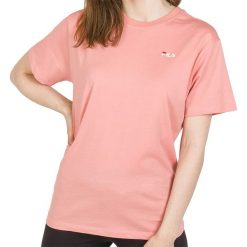 FILA EARA TEE > 687469-A423. Koszulki damskie Fila, l, bez wzorów, z bawełny, klasyczne, z okrągłym kołnierzem. Za 109,99 zł.