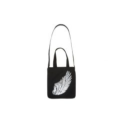 Torebka damska z printem na zakupy. Szare shopper bag damskie marki TXM. Za 18,99 zł.