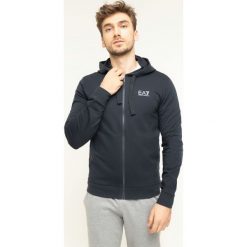 Bluza EA7 Emporio Armani 8NPM03 PJ05Z 0578. Niebieskie bluzy męskie EA7 Emporio Armani, m, bez wzorów, z bawełny, bez kołnierzyka, bez rękawów, bez kaptura. W wyprzedaży za 329,00 zł.