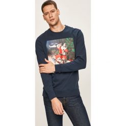 Only & Sons - Bluza. Szare bluzy męskie Only & Sons, s, z nadrukiem, z bawełny, z okrągłym kołnierzem, bez rękawów, bez kaptura. W wyprzedaży za 59,90 zł.