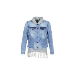Kurtki jeansowe Maison Scotch XAOUDE. Niebieskie kurtki damskie marki Maison Scotch, s, bez wzorów, z jeansu, bez kaptura. Za 655,20 zł.