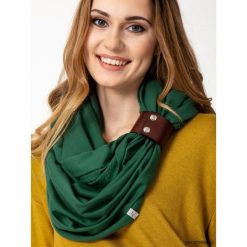OBSZERNY KOMIN tuba szal bawełniany damski. Zielone kominy damskie Pakamera, z bawełny. Za 79,00 zł.