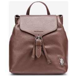 U.S. Polo Assn Manhattan Plecak Brązowy. Pomarańczowe plecaki damskie U.S. Polo Assn., bez wzorów, ze skóry. Za 740,95 zł.