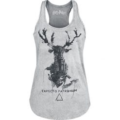 Topy damskie: Harry Potter Expecto Patronum Top damski jasnoszary